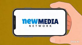 Pendiri Persrilis.com Budi Purnomo Karjodihardjo saat mengumumkan kemitraan distribusi press release digital bersama New Media Network (NMN) di Jakarta. (Dok. Persrilis.com)

