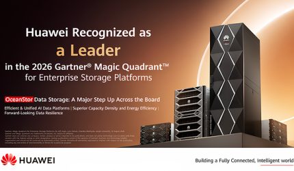 Huawei Raih Gelar “Leader” dalam Gartner® Magic Quadrant™ for Enterprise Storage Platforms 2026