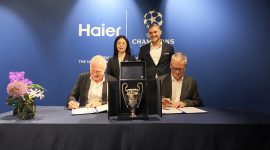 Haier Jalin Kemitraan Global dengan UEFA Champions League