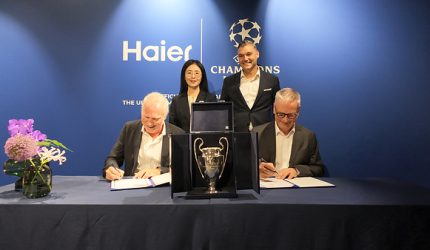 Haier Jalin Kemitraan Global dengan UEFA Champions League