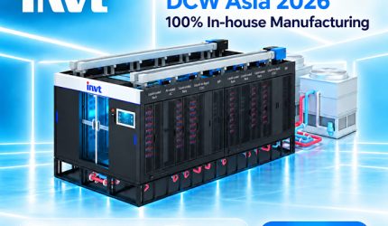 INVT Hadirkan Solusi Kelistrikan dan Liquid Cooling untuk Modernisasi Pusat Data di Ajang Data Centre World Asia 2026