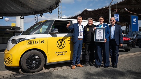 Giti Tire Sukses Antar “VW ID.Buzz World Tour” Raih Rekor Dunia
