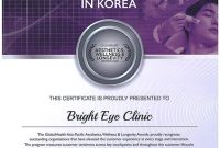 Bright Eye Clinic Raih Gelar “Ophthalmology Wellness Clinic of the Year in Korea” di Ajang 2026 GlobalHealth Asia-Pacific Awards